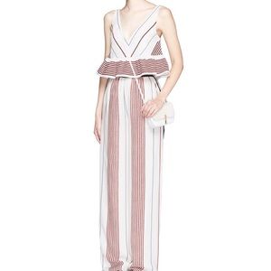 Elizabeth and James Rory Striped Wide-Leg Pants